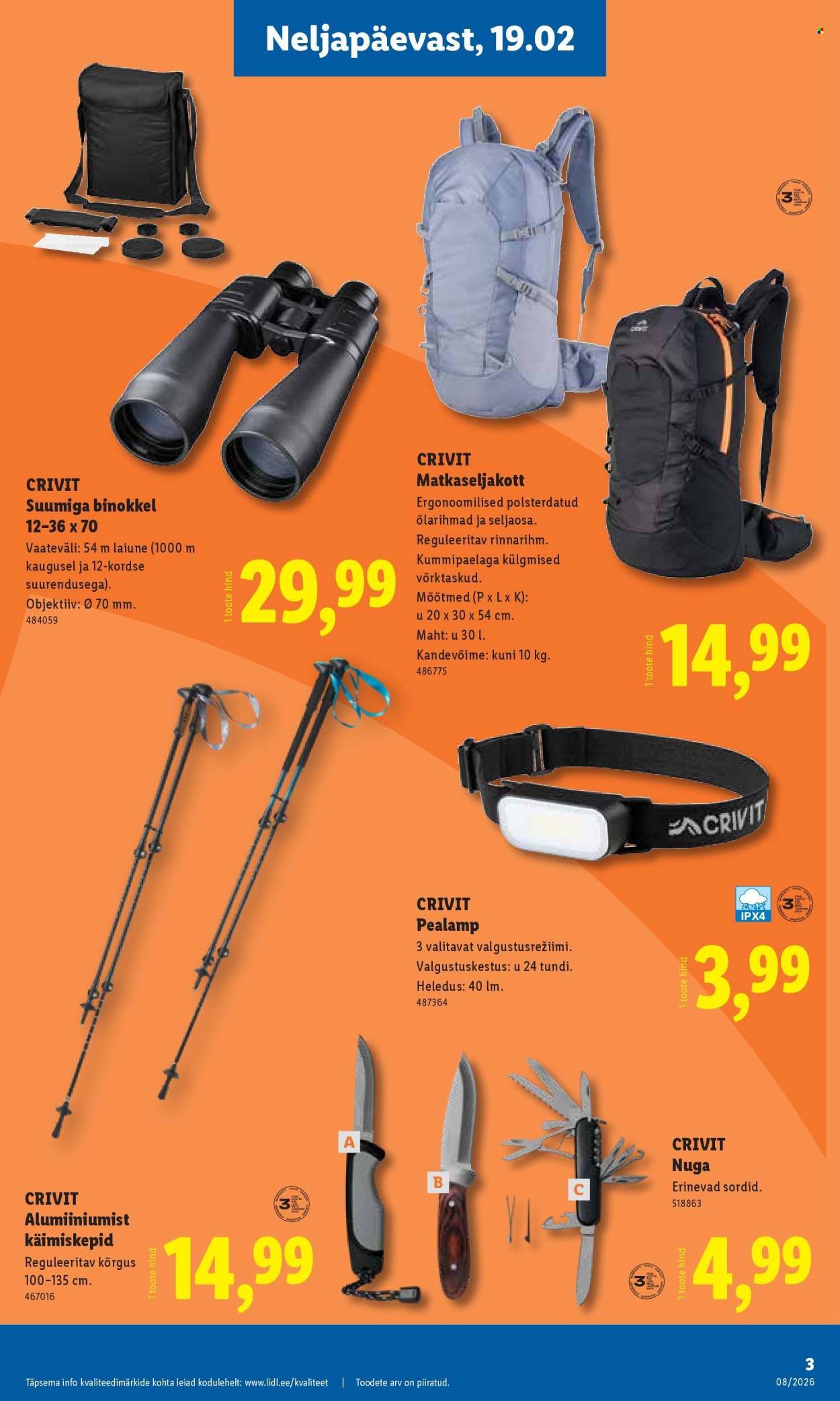 Lidl kliendileht. Lehekülg 3