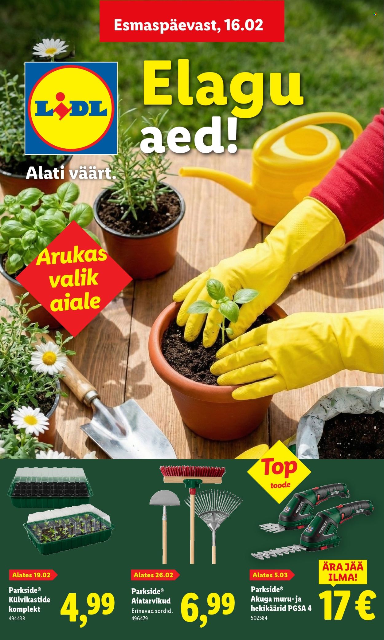 Lidl kliendileht - 16.02.2026 - 26.02.2026. Lehekülg 1