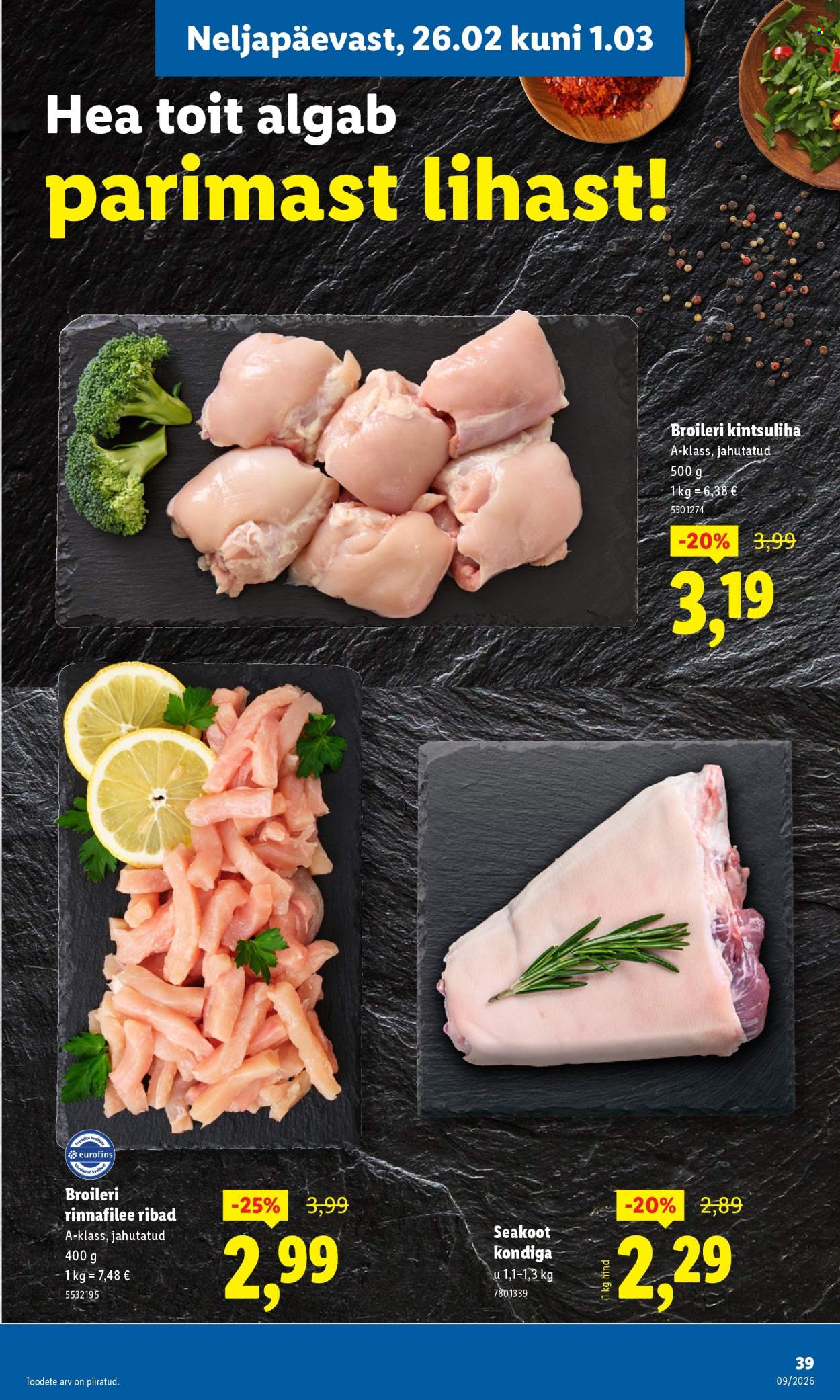 Lidl kliendileht - 23.02.2026 - 01.03.2026. Lehekülg 39