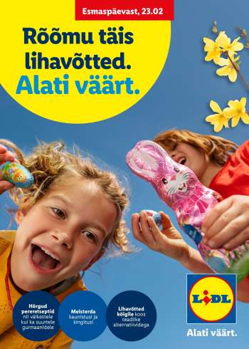 Kaupluse Lidl kliendileht.