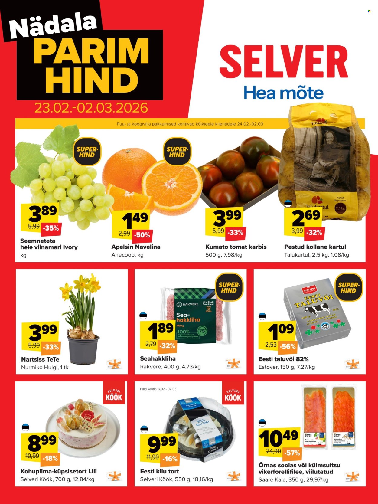 Selver kliendileht - 23.02.2026 - 02.03.2026. Lehekülg 1