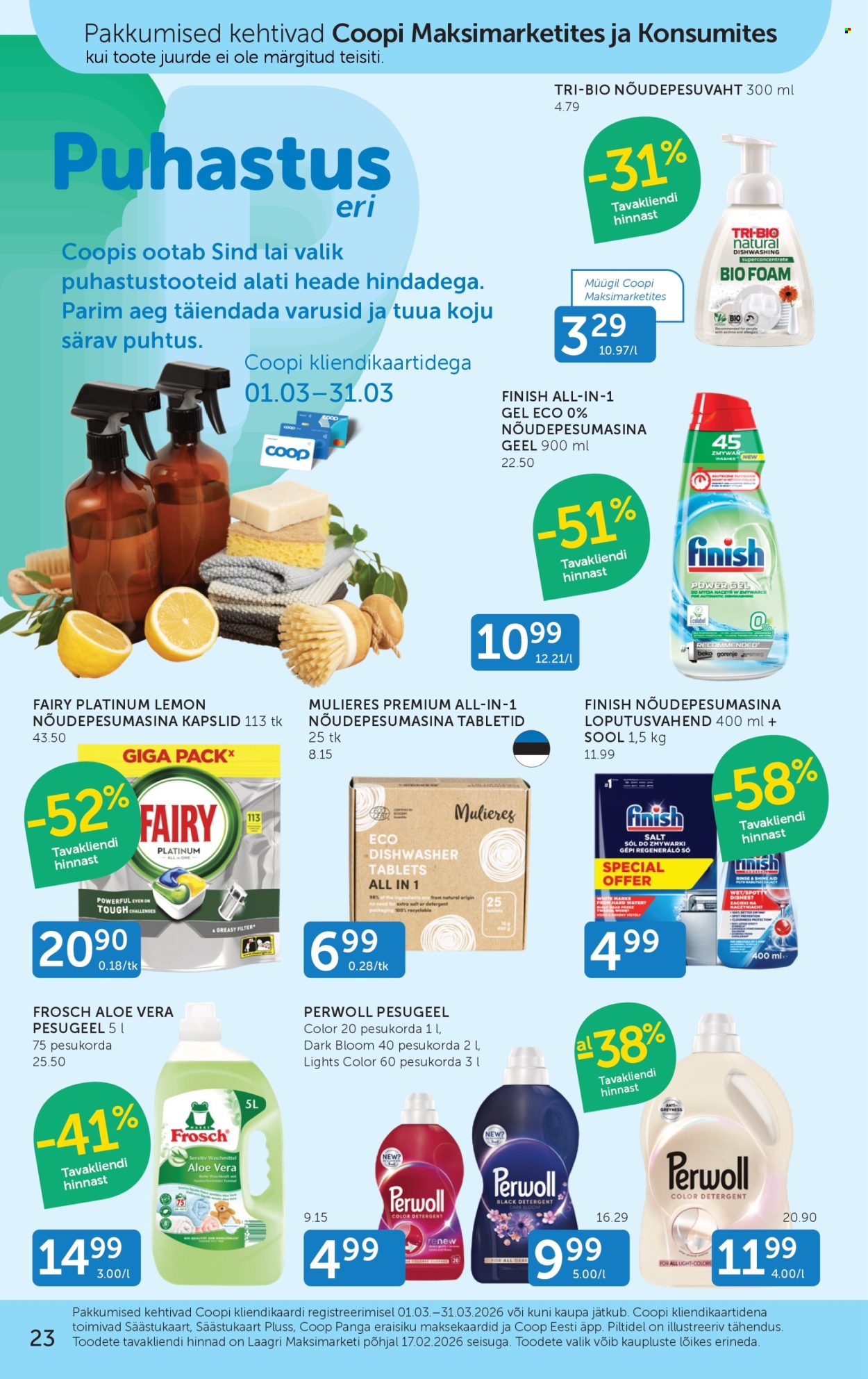 Coop kliendileht - 10.03.2026 - 16.03.2026. Lehekülg 23