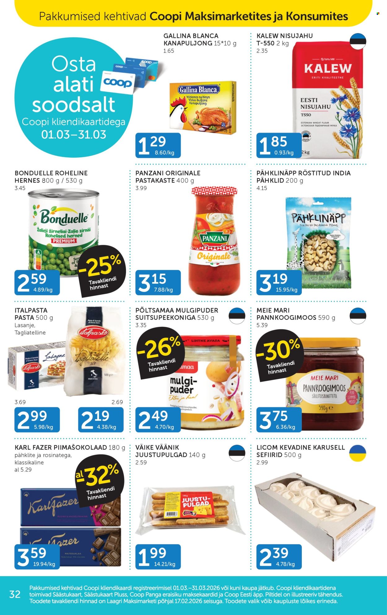 Coop kliendileht - 10.03.2026 - 16.03.2026. Lehekülg 32
