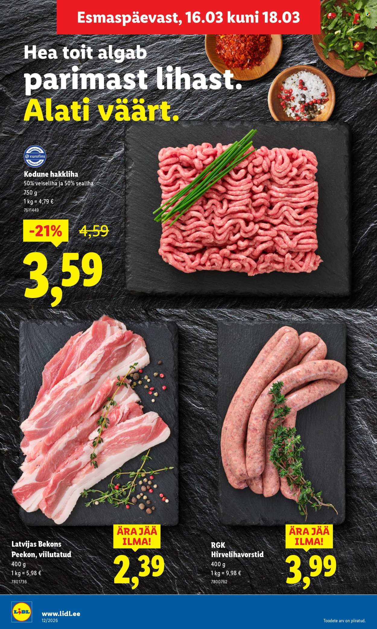 Lidl kliendileht - 16.03.2026 - 22.03.2026. Lehekülg 8