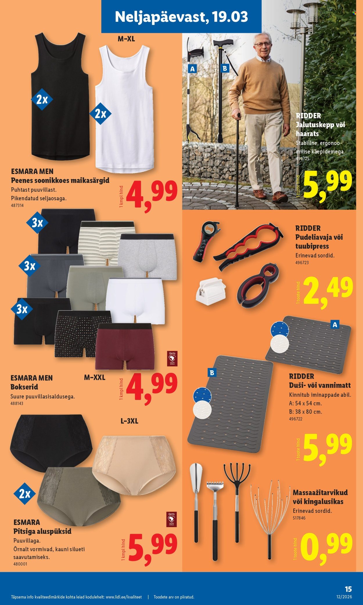 Lidl kliendileht - 16.03.2026 - 22.03.2026. Lehekülg 15