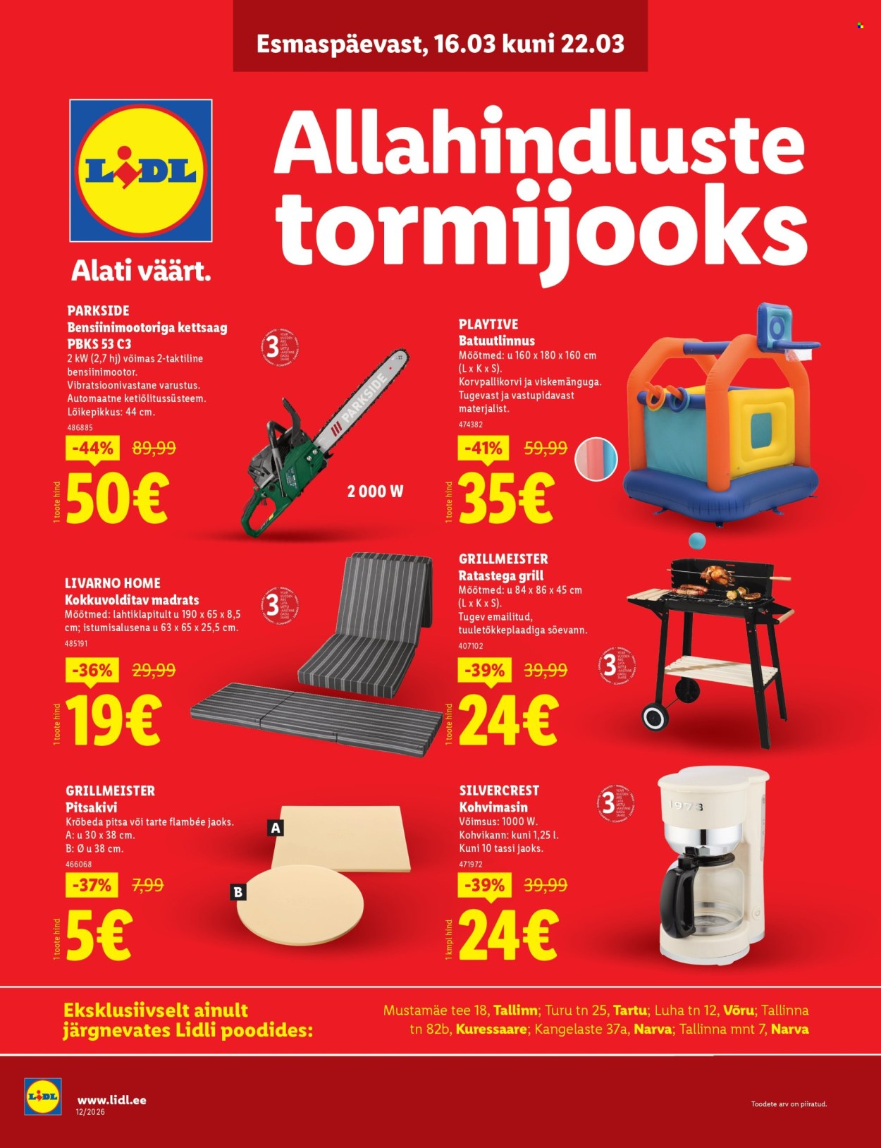 Lidl kliendileht - 16.03.2026 - 22.03.2026. Lehekülg 1