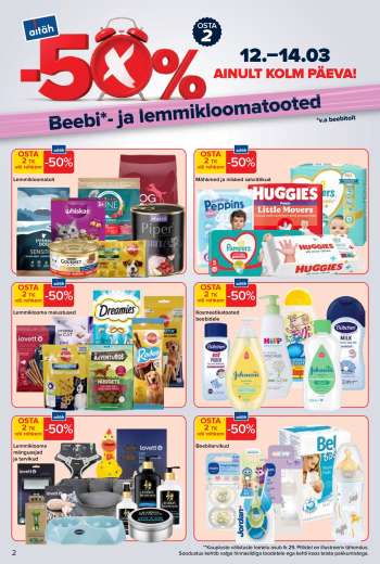 Kaupluse Maxima kliendileht - 12.03.2026 - 14.03.2026.