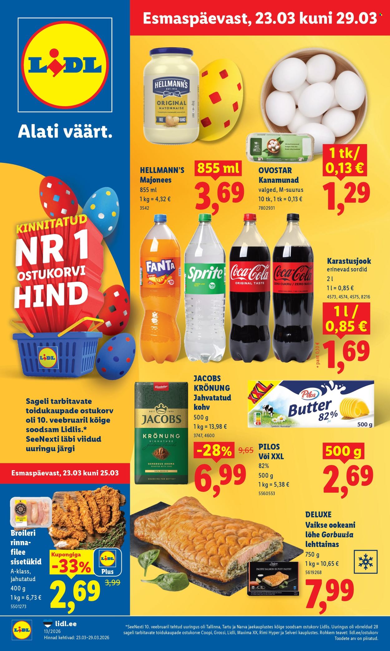 Lidl kliendileht - 23.03.2026 - 29.03.2026. Lehekülg 1
