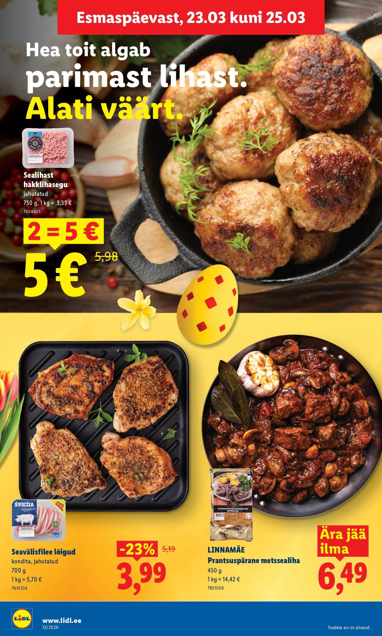 Lidl kliendileht - 23.03.2026 - 29.03.2026. Lehekülg 6