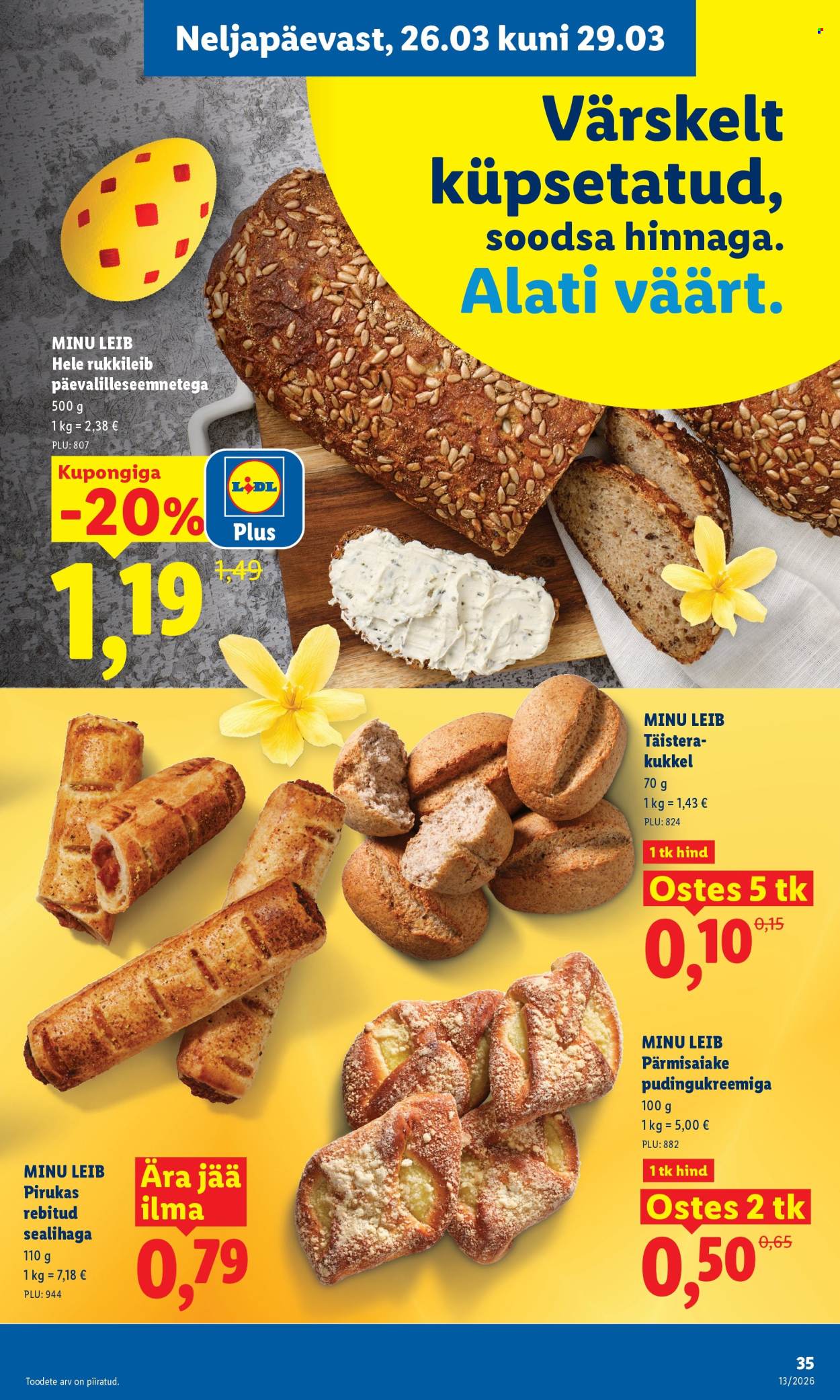 Lidl kliendileht - 23.03.2026 - 29.03.2026. Lehekülg 33