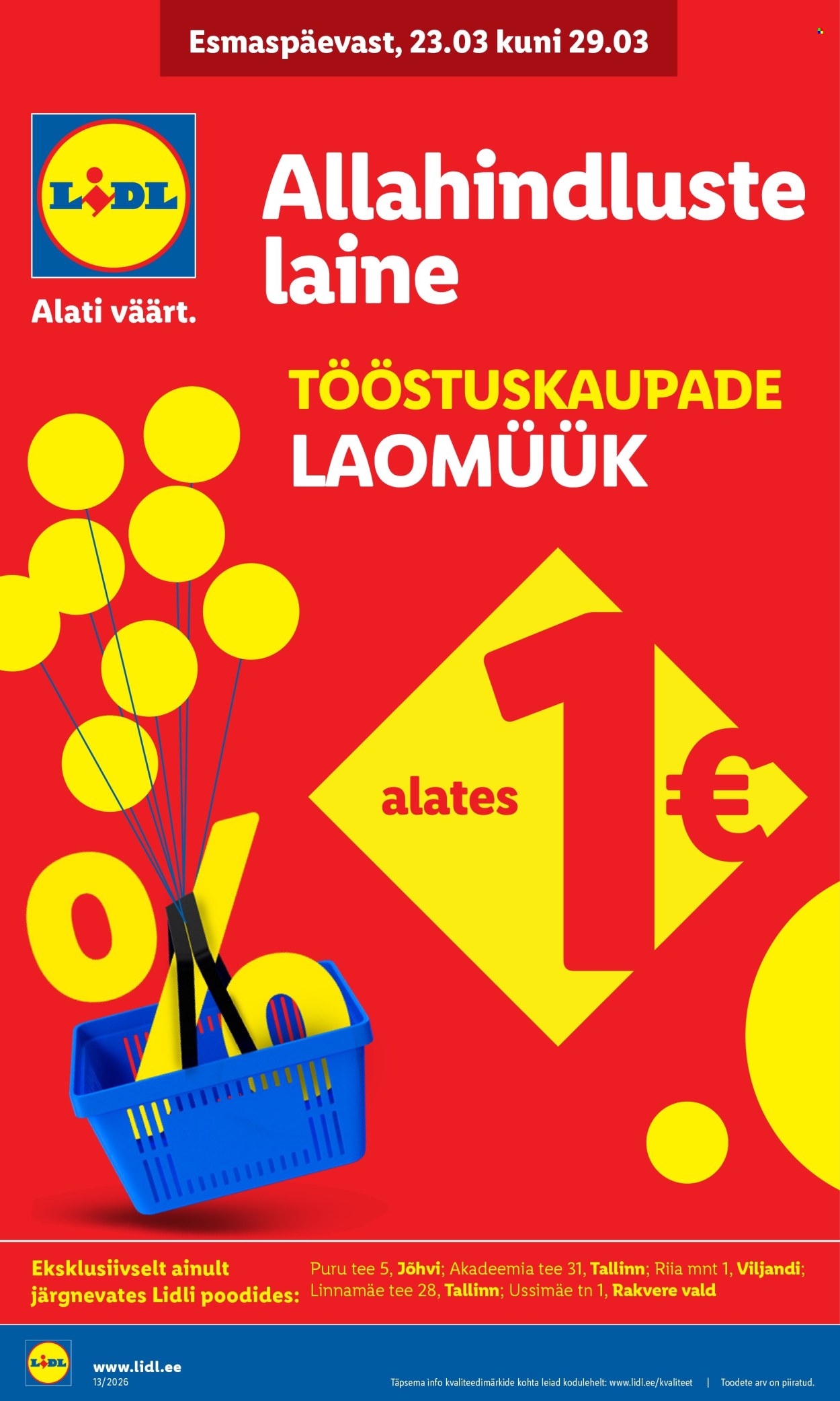 Lidl kliendileht - 23.03.2026 - 29.03.2026. Lehekülg 2