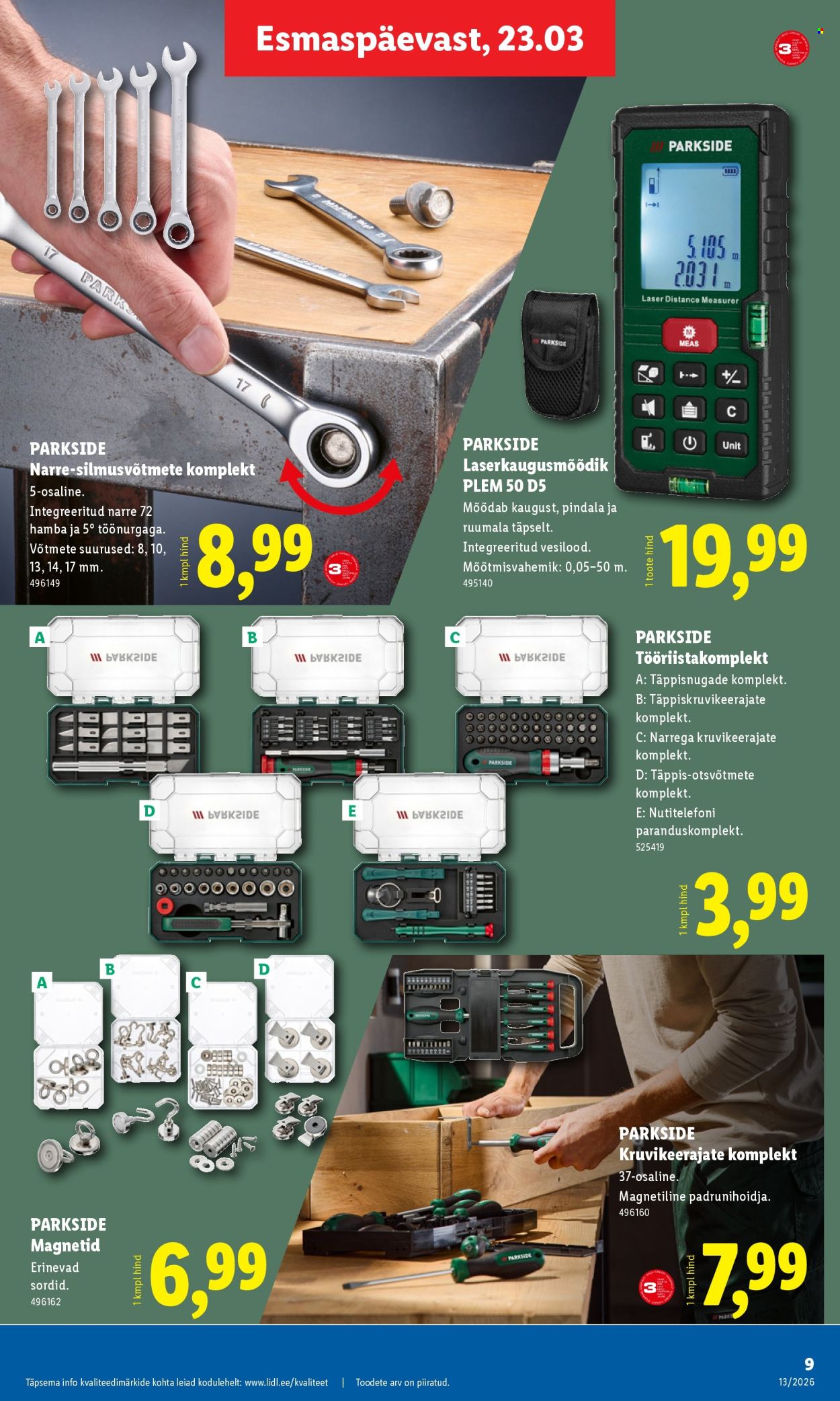 Lidl kliendileht - 23.03.2026 - 29.03.2026. Lehekülg 9