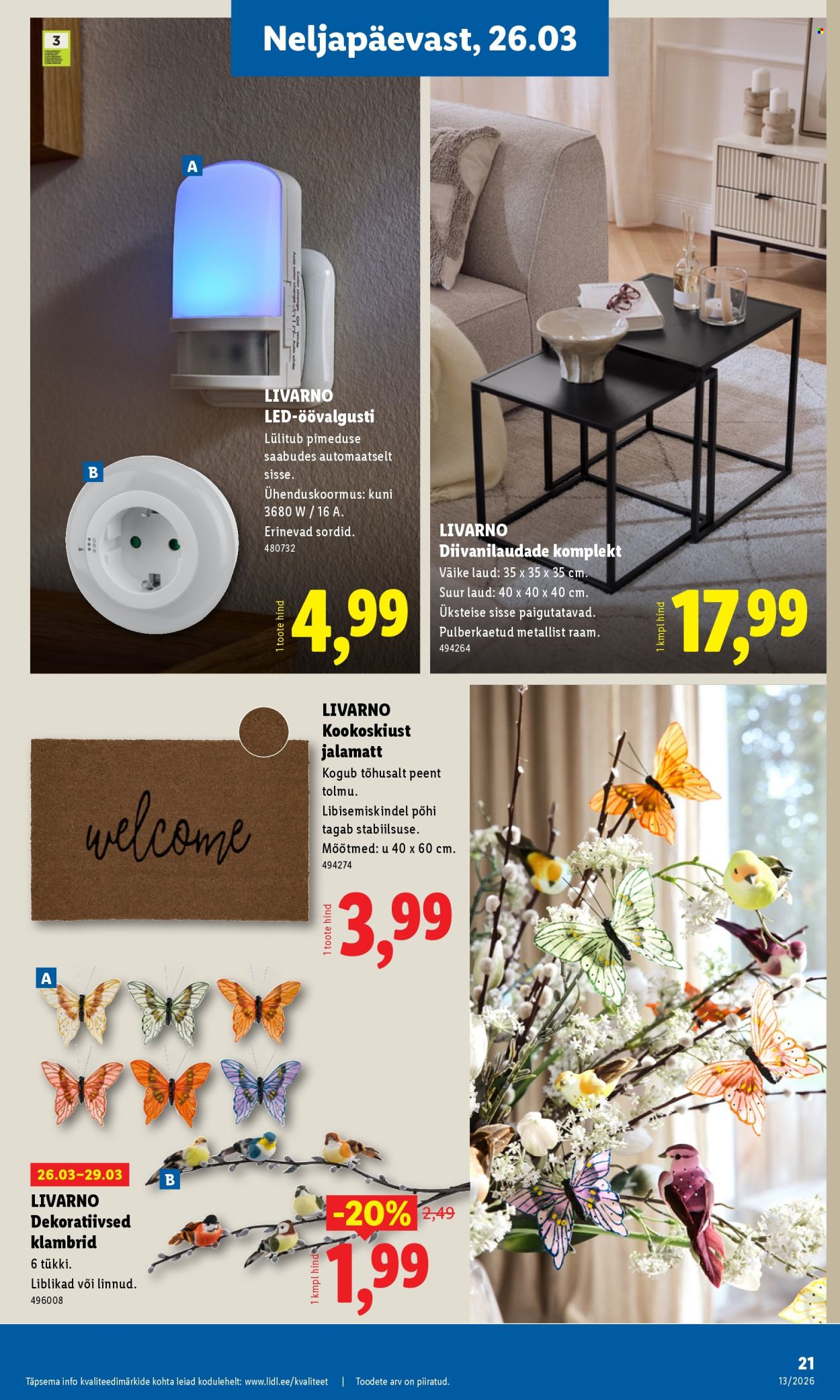 Lidl kliendileht - 23.03.2026 - 29.03.2026. Lehekülg 21