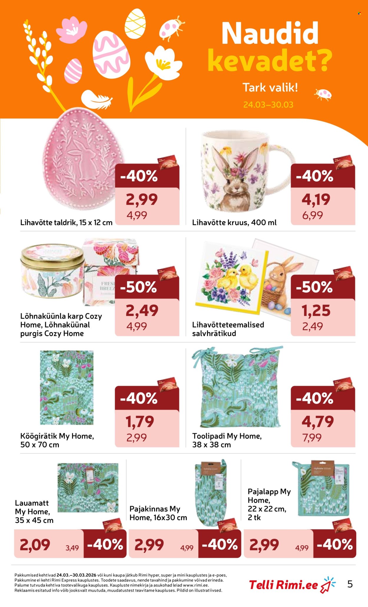 Rimi kliendileht - 24.03.2026 - 30.03.2026. Lehekülg 5
