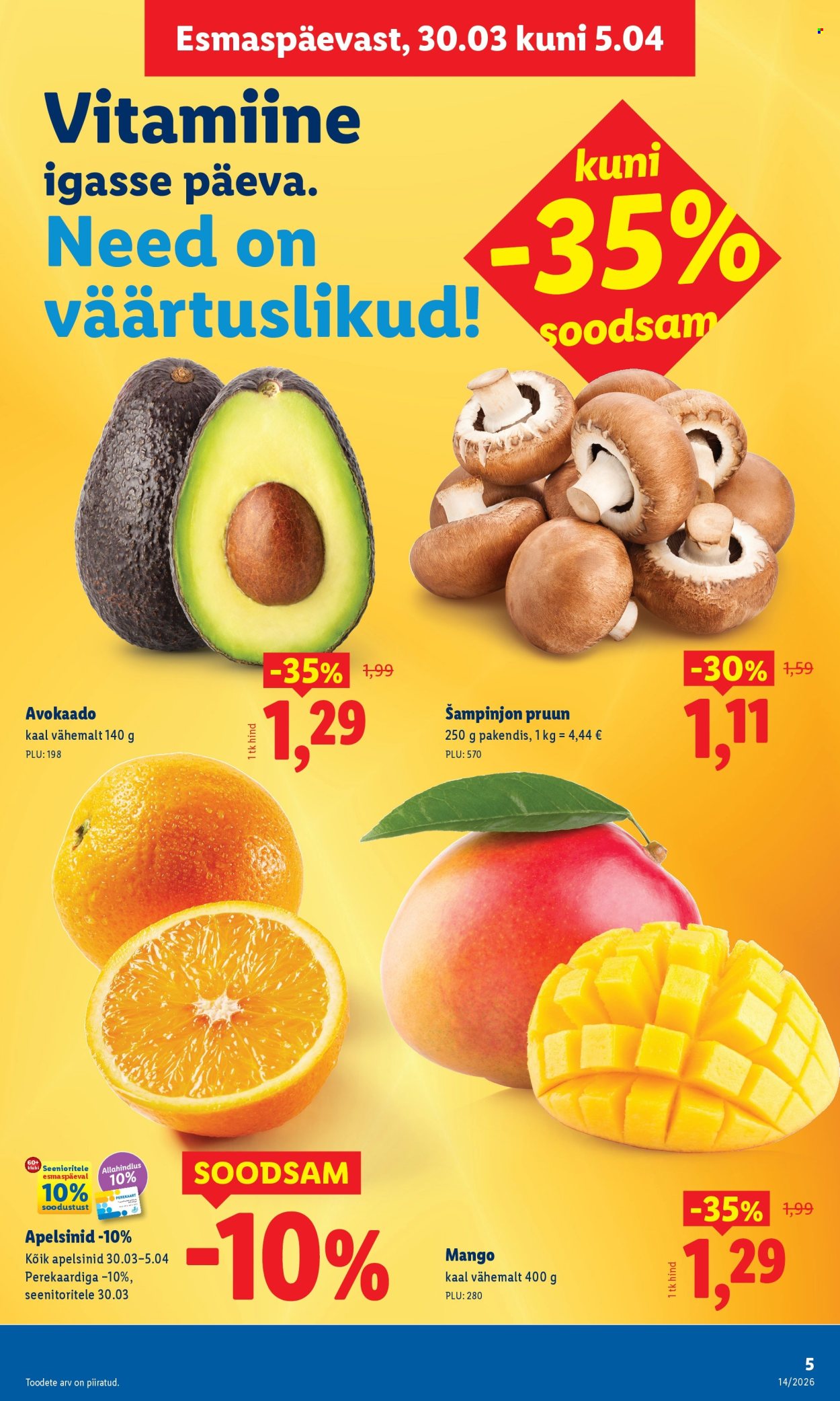 Lidl kliendileht - 30.03.2026 - 05.04.2026. Lehekülg 5