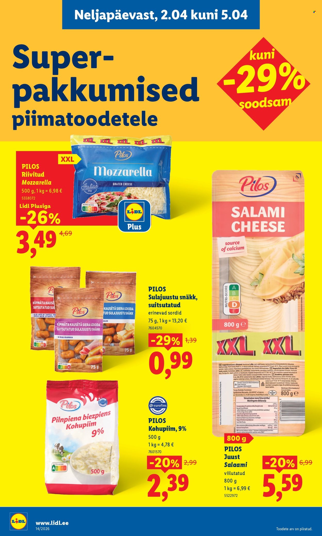 Lidl kliendileht - 30.03.2026 - 05.04.2026. Lehekülg 26