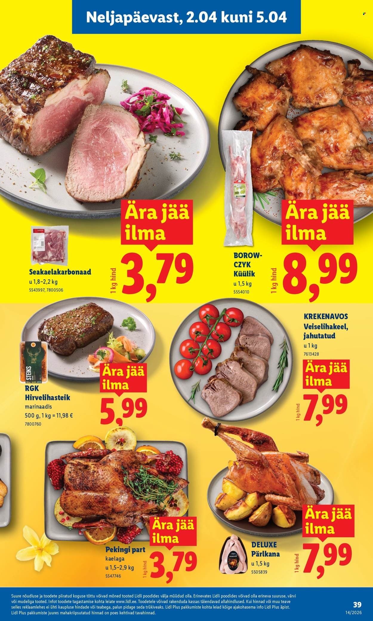 Lidl kliendileht - 30.03.2026 - 05.04.2026. Lehekülg 35