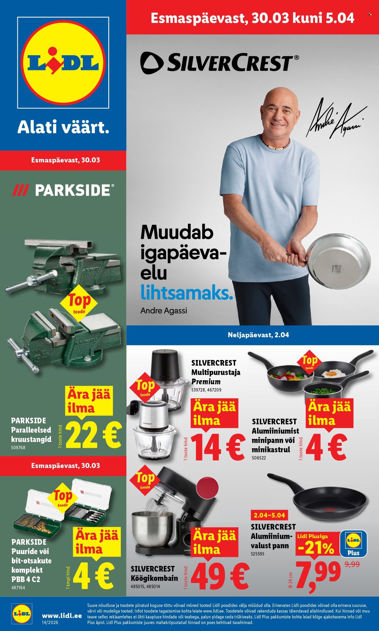 Lidl kliendileht - 30.03.2026 - 05.04.2026. Lehekülg 1