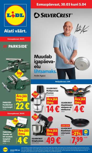 Kaupluse Lidl kliendileht - 30.03.2026 - 05.04.2026.