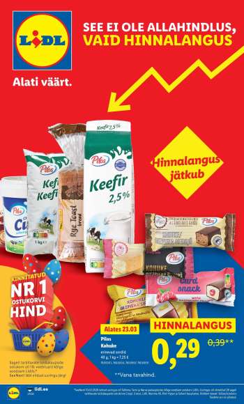 Kaupluse Lidl kliendileht.