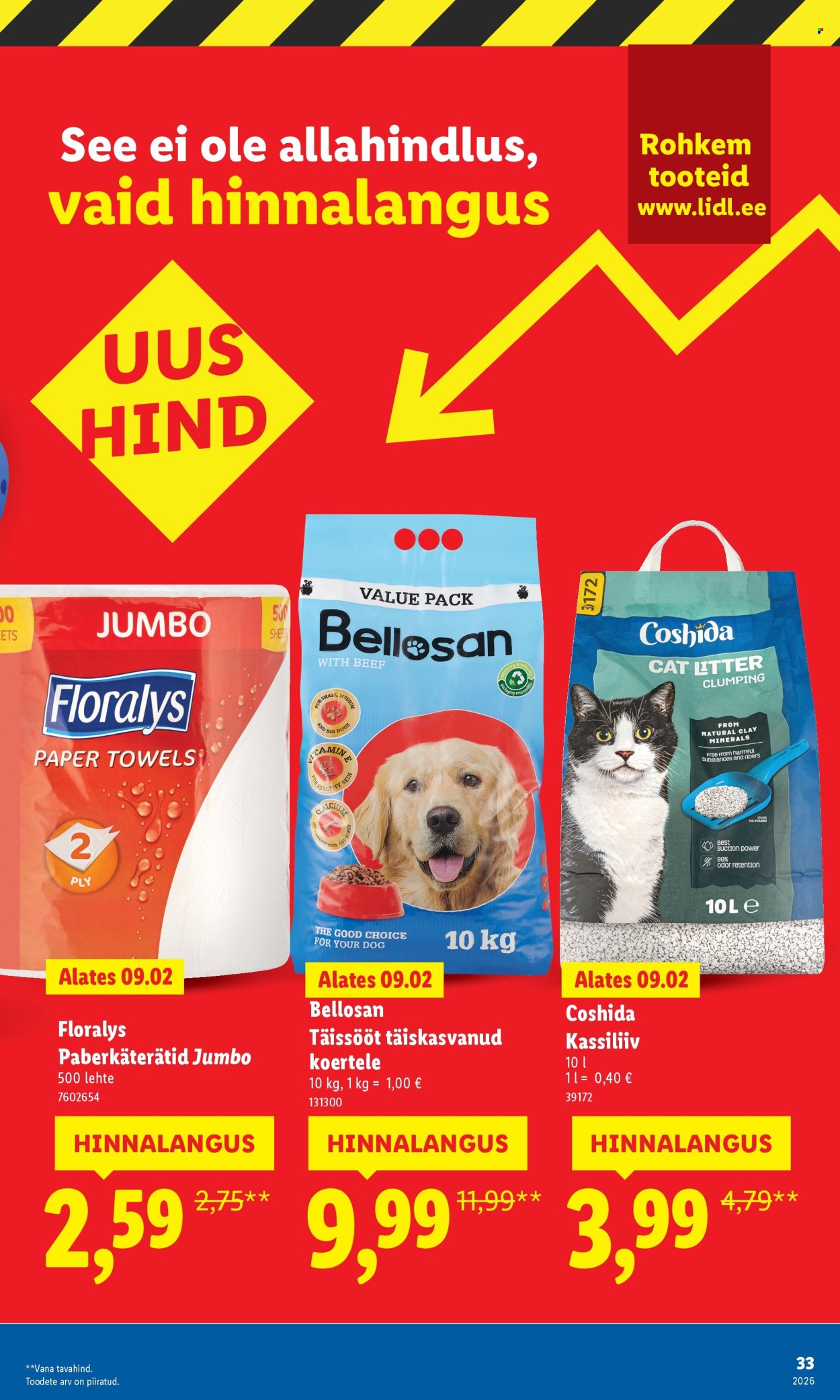 Lidl kliendileht. Lehekülg 33
