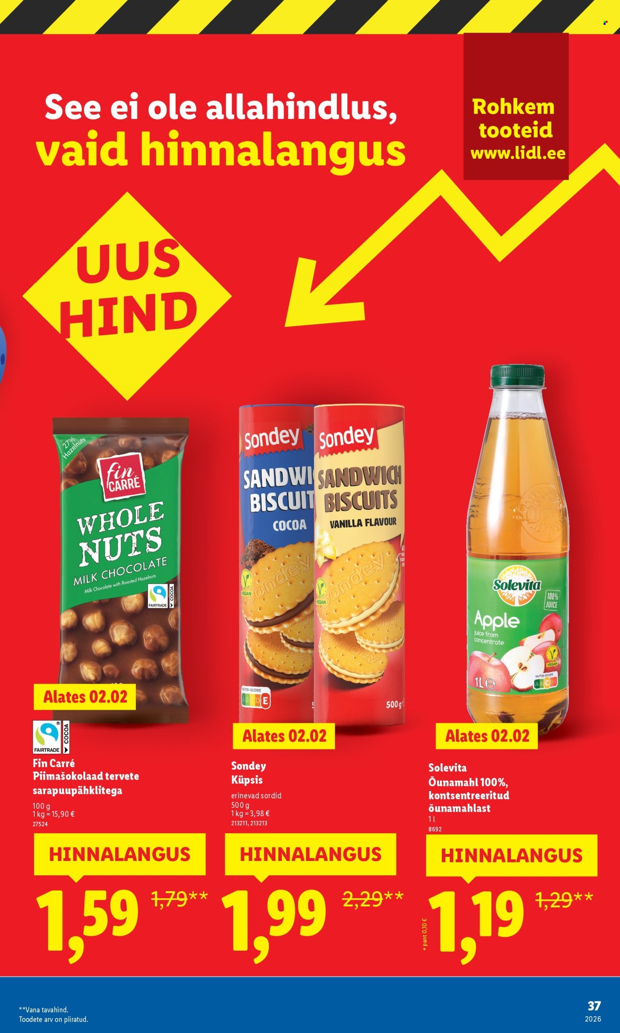 Lidl kliendileht. Lehekülg 37
