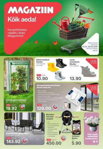 Kaupluse Magaziin kliendileht - 02.04.2026 - 29.04.2026.