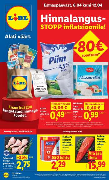 Kaupluse Lidl kliendileht - 06.04.2026 - 12.04.2026.
