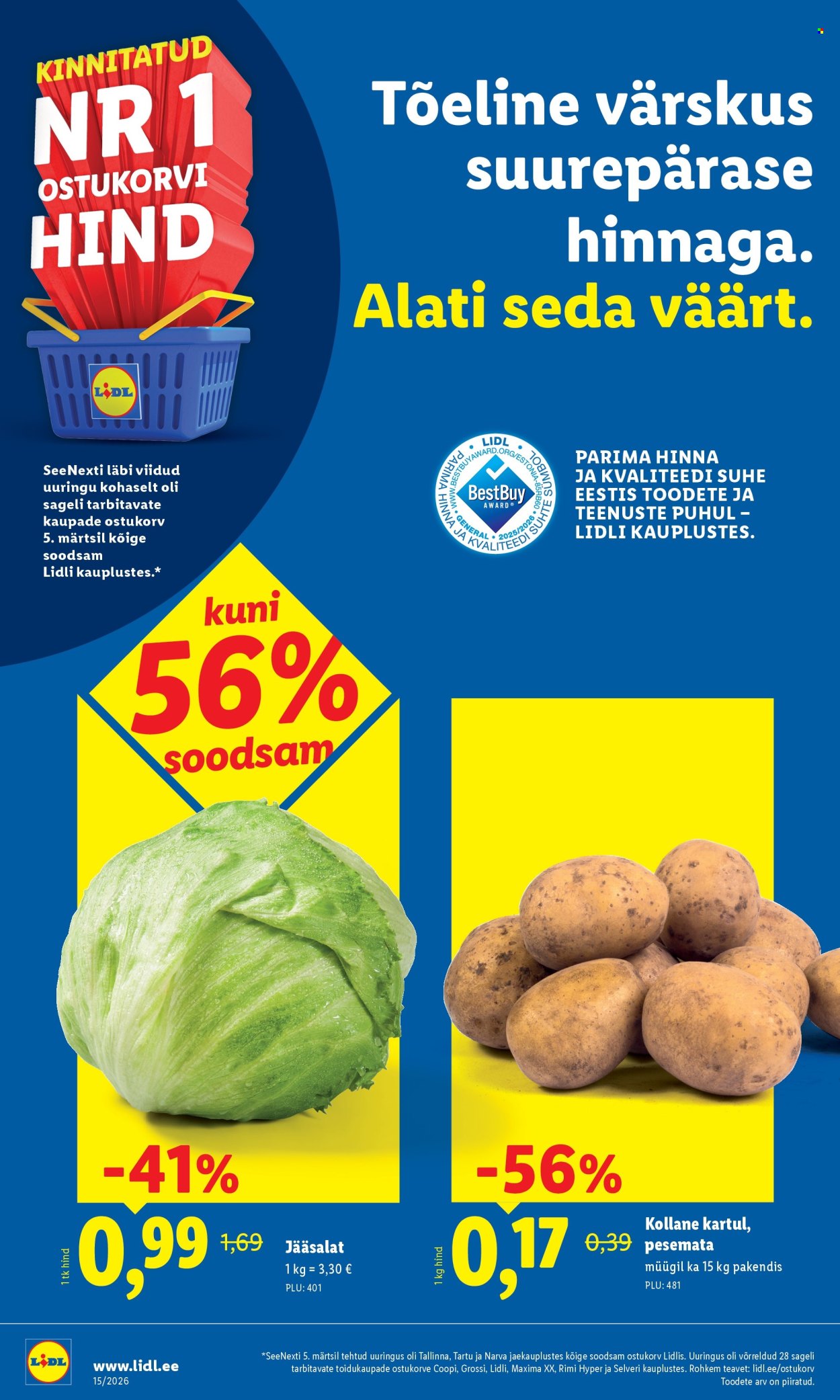 Lidl kliendileht - 06.04.2026 - 12.04.2026. Lehekülg 34