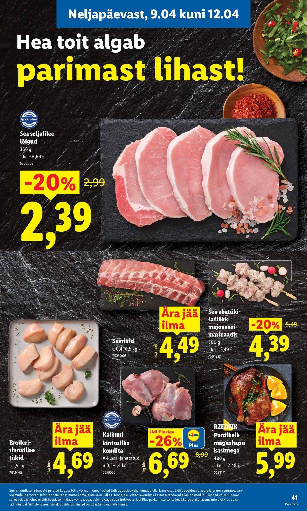 Lidl kliendileht - 06.04.2026 - 12.04.2026. Lehekülg 37