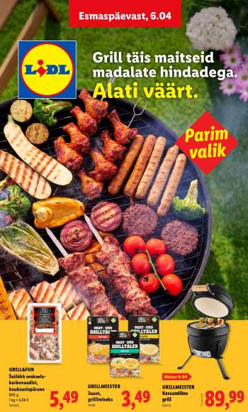 Kaupluse Lidl kliendileht.