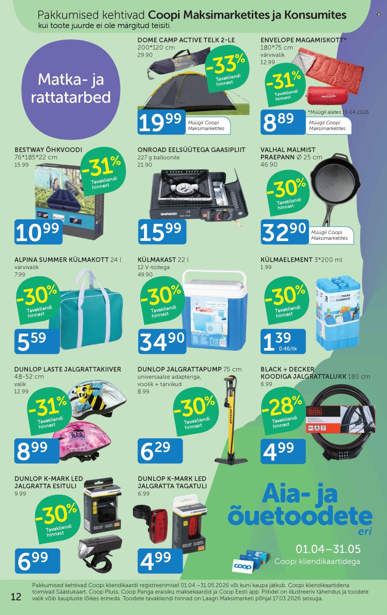 Coop kliendileht - 01.04.2026 - 31.05.2026. Lehekülg 12