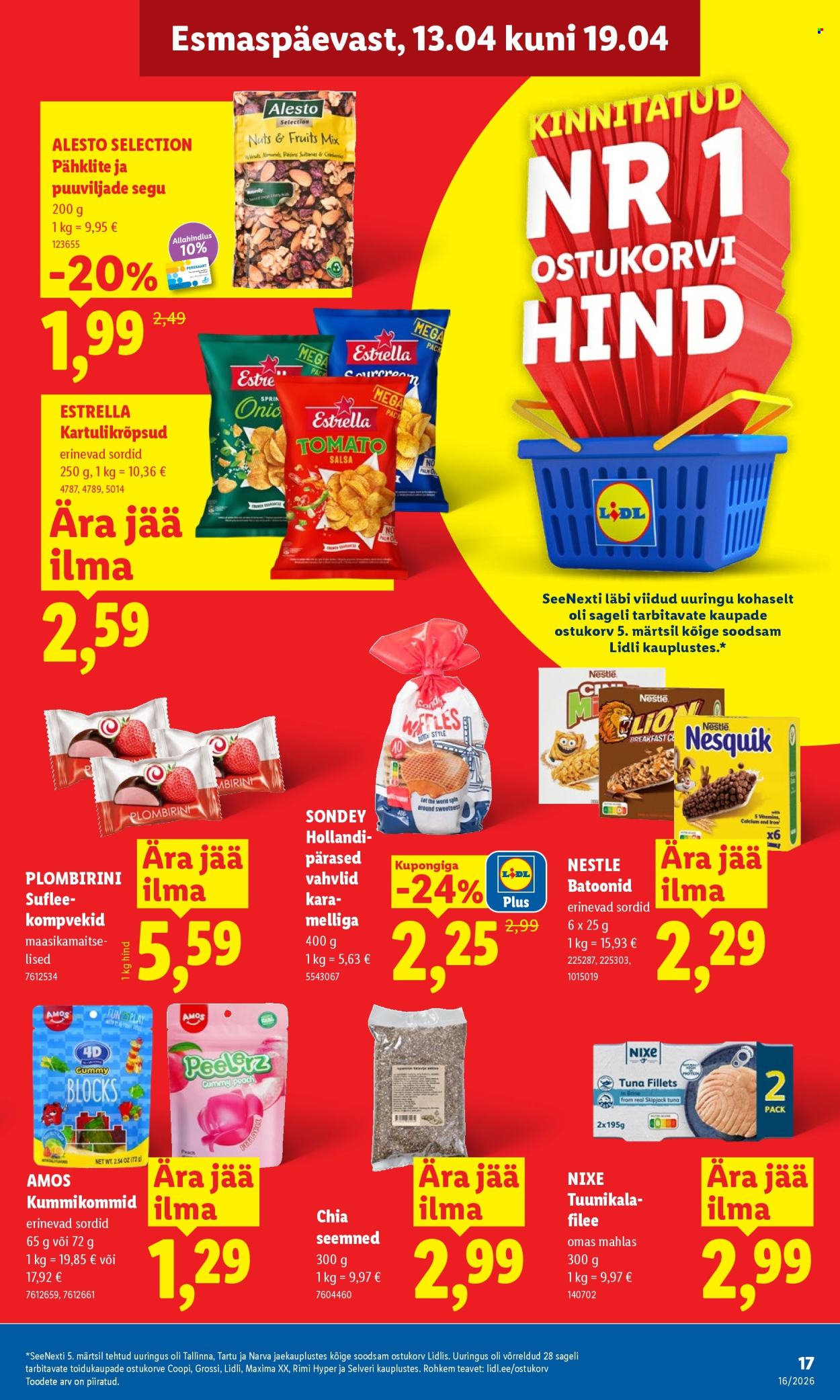 Lidl kliendileht - 13.04.2026 - 19.04.2026. Lehekülg 17