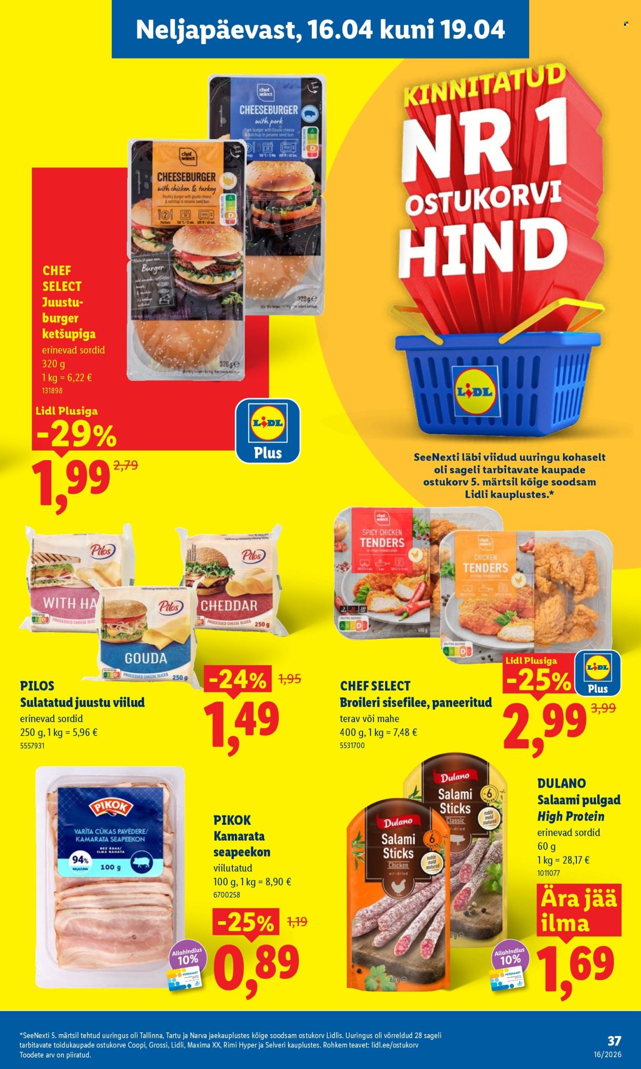 Lidl kliendileht - 13.04.2026 - 19.04.2026. Lehekülg 37