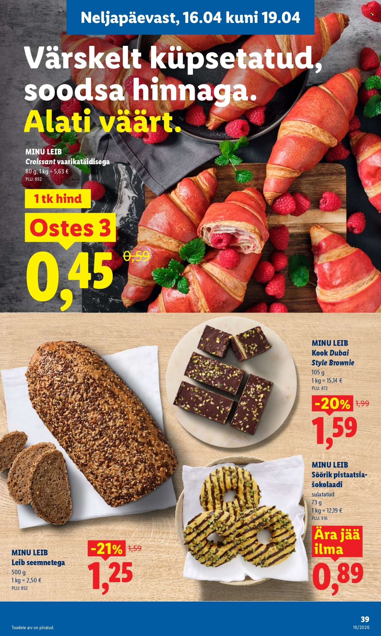 Lidl kliendileht - 13.04.2026 - 19.04.2026. Lehekülg 39