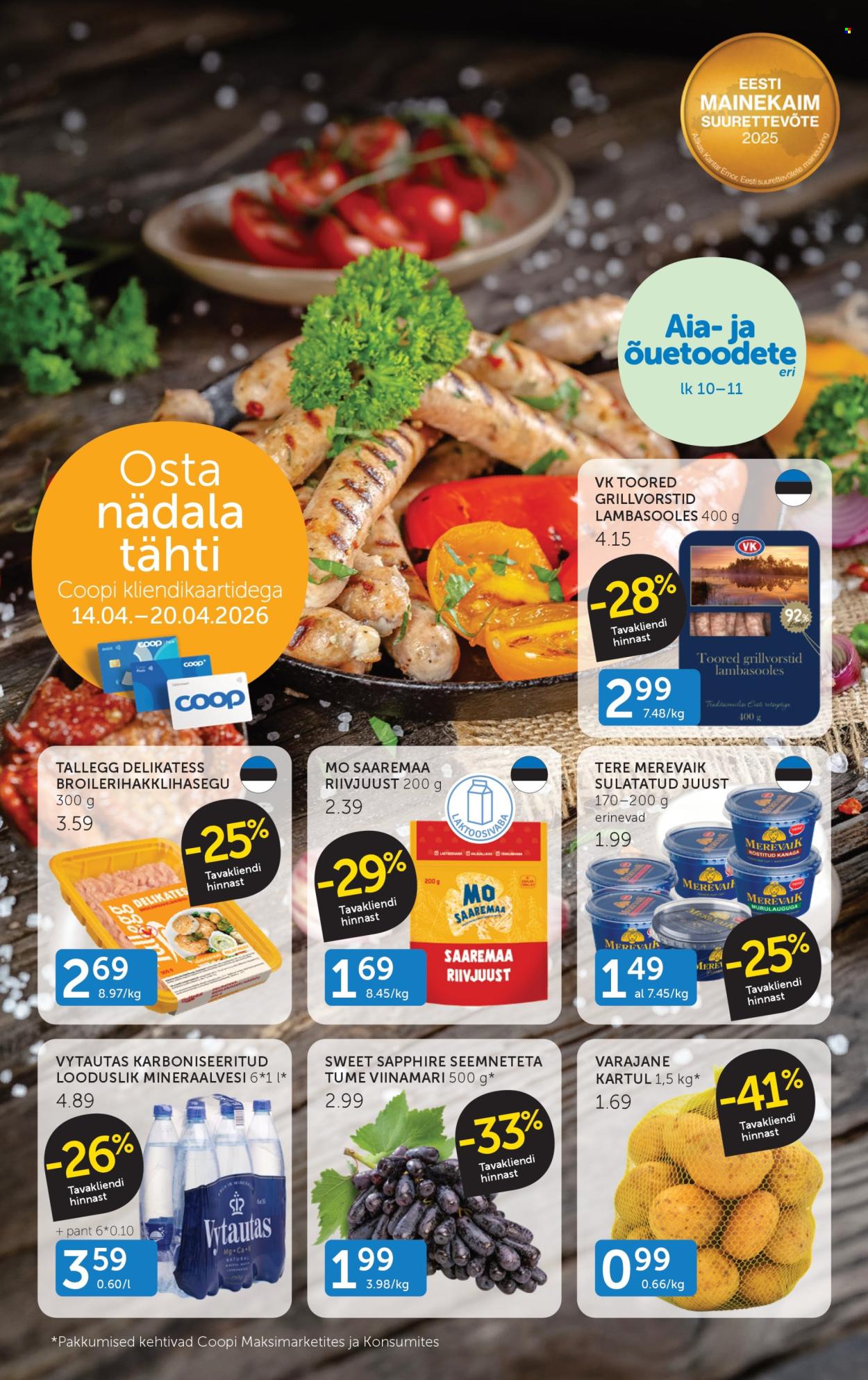 Coop kliendileht - 14.04.2026 - 20.04.2026. Lehekülg 1