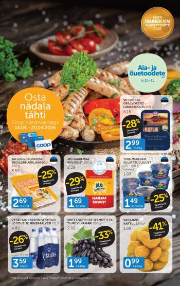 Kaupluse Coop kliendileht - 14.04.2026 - 20.04.2026.