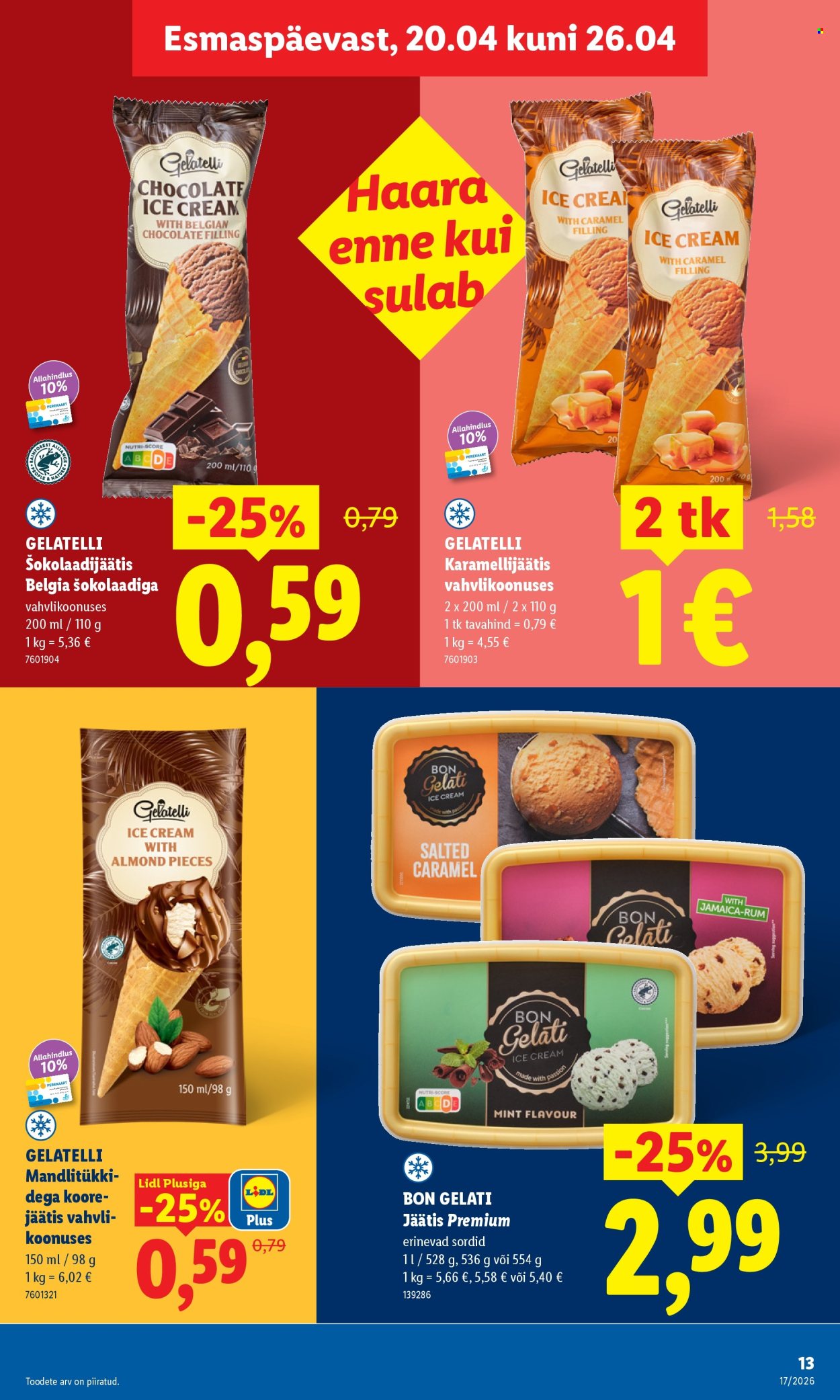 Lidl kliendileht - 20.04.2026 - 26.04.2026. Lehekülg 13