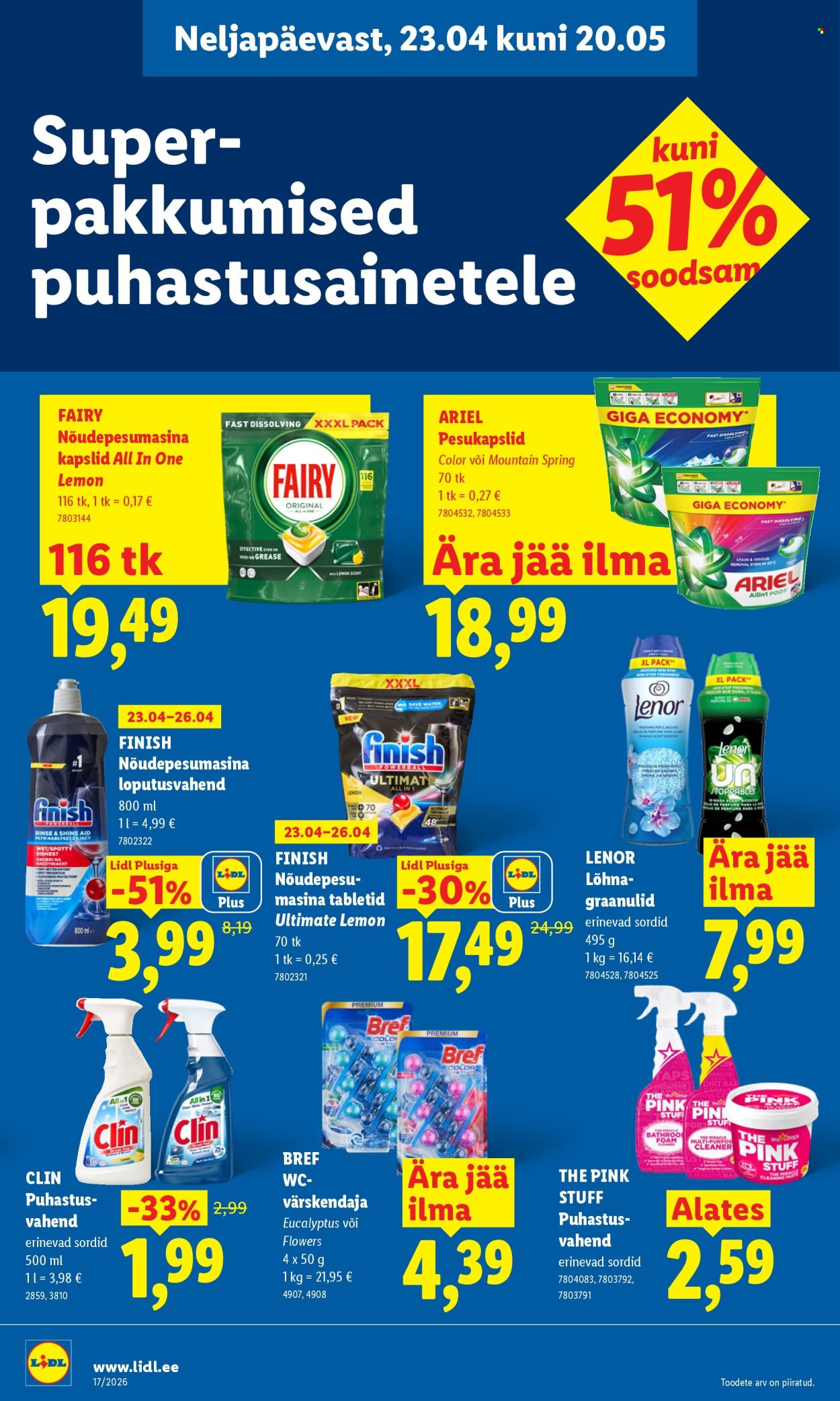 Lidl kliendileht - 20.04.2026 - 26.04.2026. Lehekülg 38