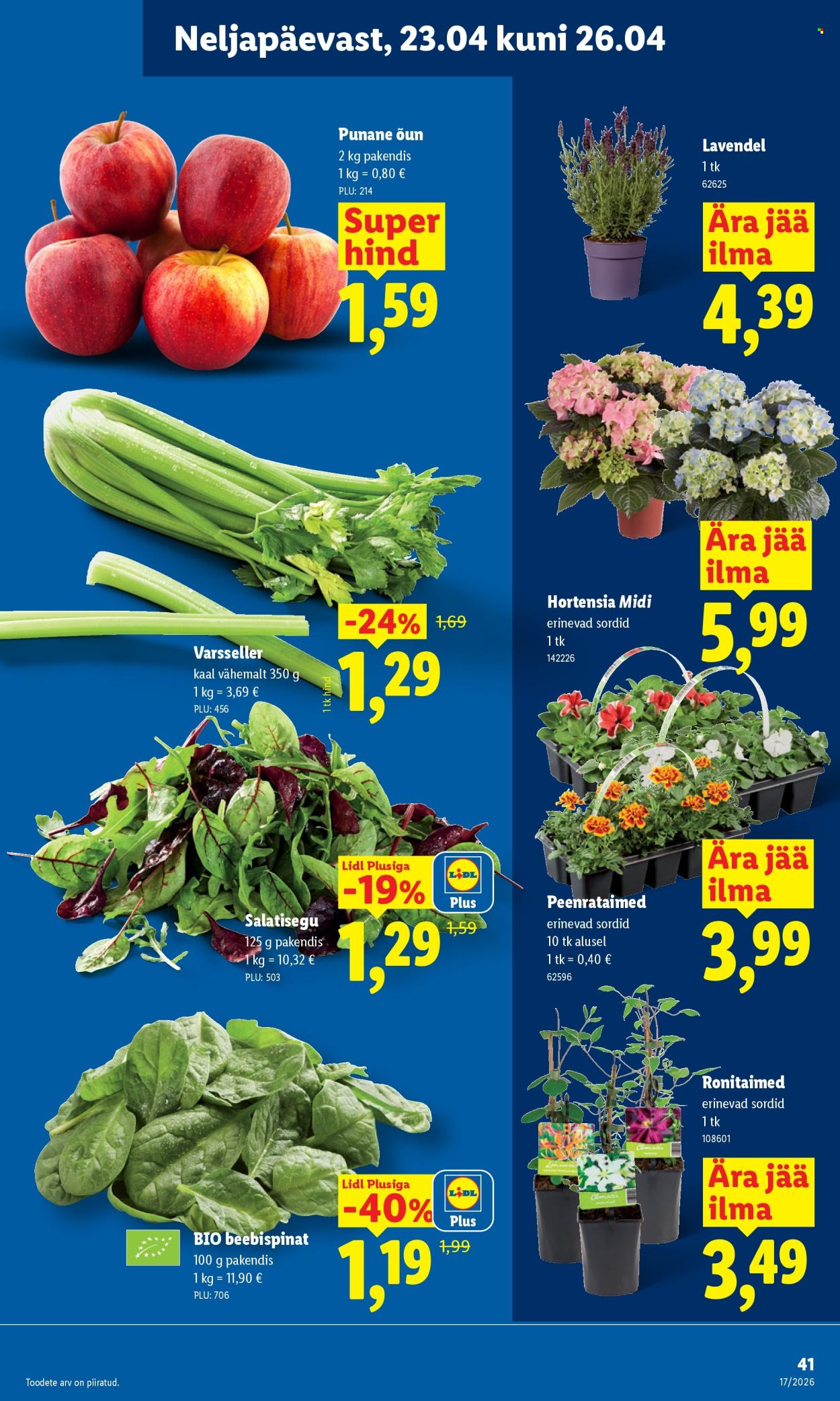 Lidl kliendileht - 20.04.2026 - 26.04.2026. Lehekülg 41