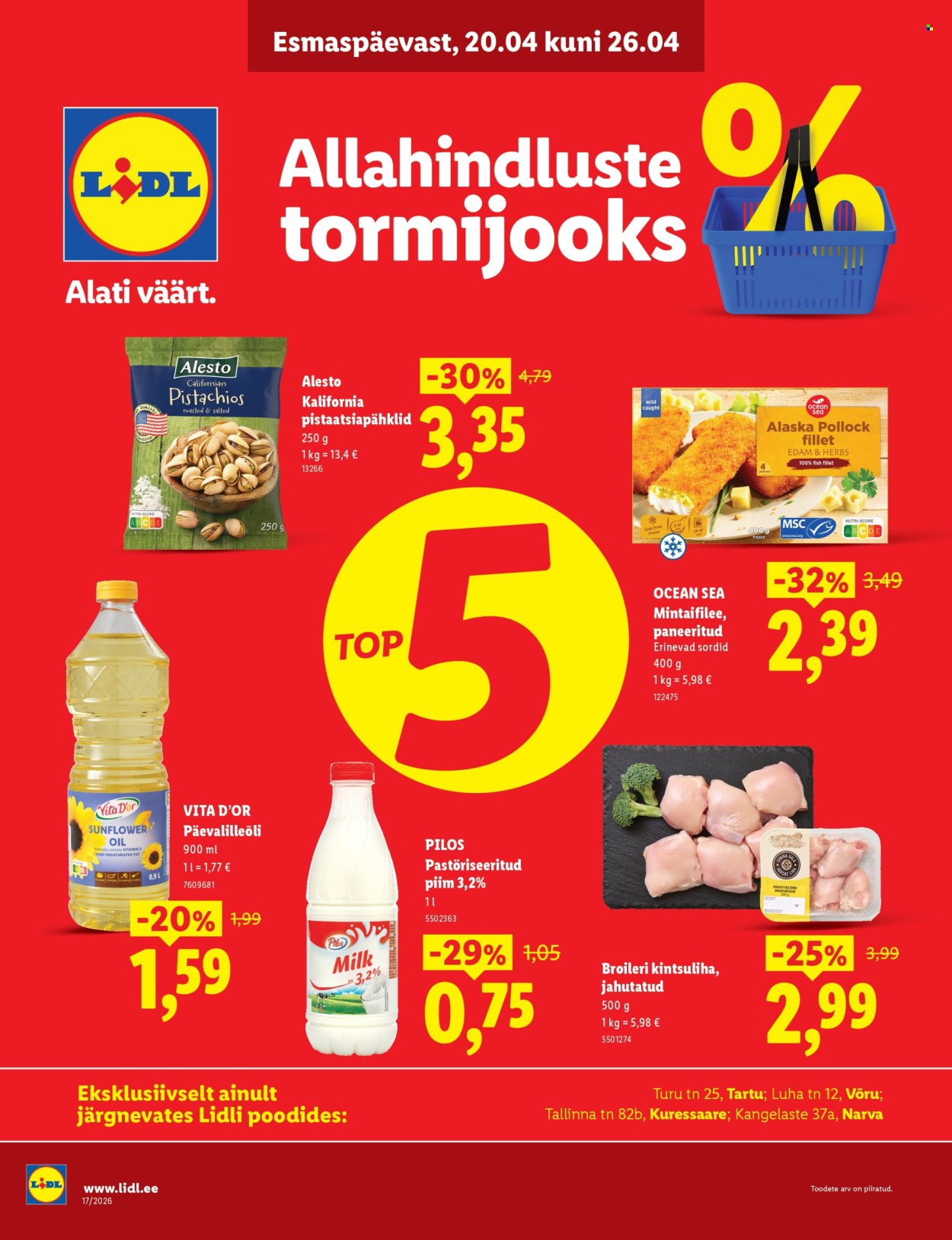 Lidl kliendileht - 20.04.2026 - 26.04.2026. Lehekülg 1