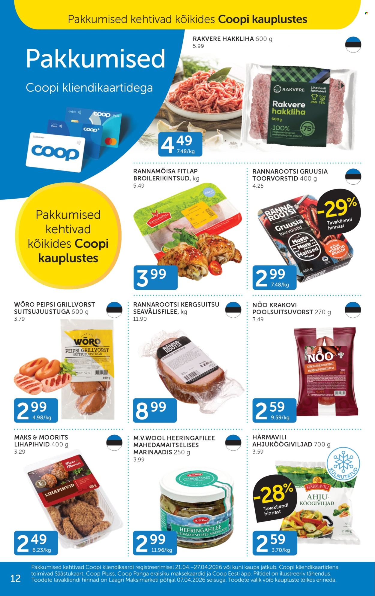 Coop kliendileht - 21.04.2026 - 27.04.2026. Lehekülg 12
