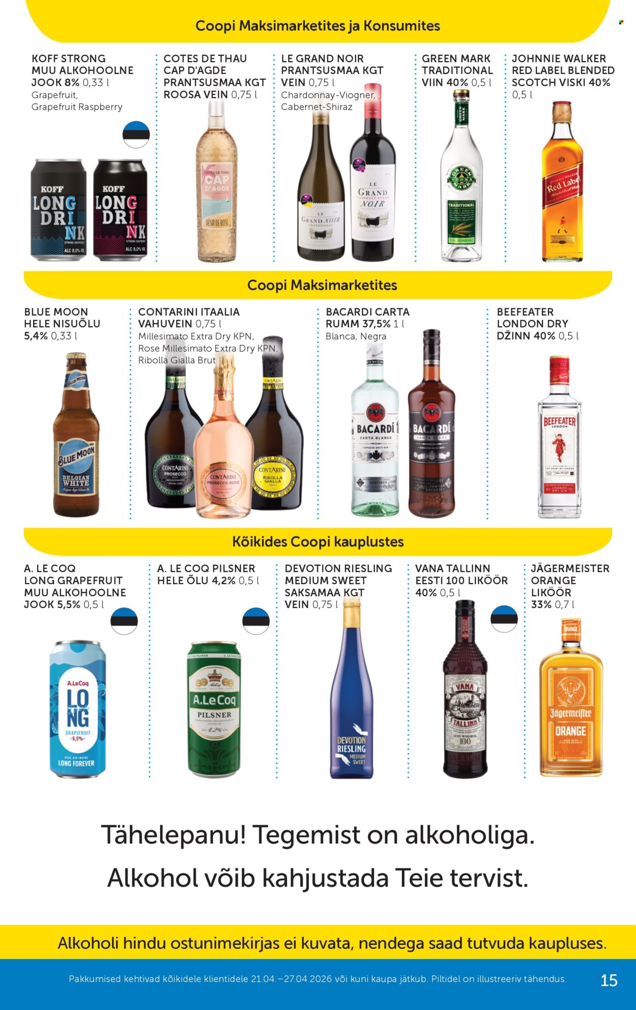 Coop kliendileht - 21.04.2026 - 27.04.2026. Lehekülg 15