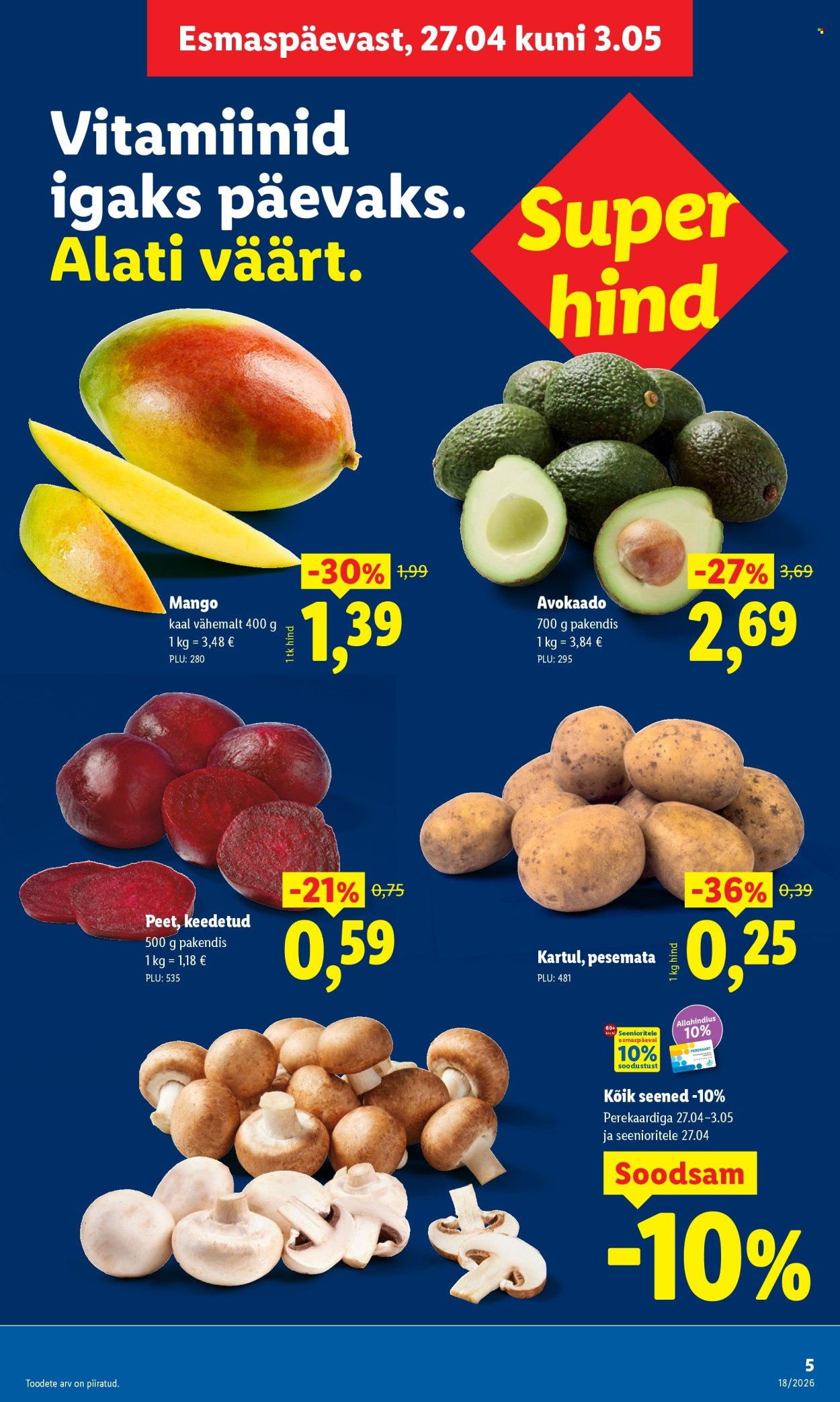 Lidl kliendileht - 27.04.2026 - 03.05.2026. Lehekülg 5