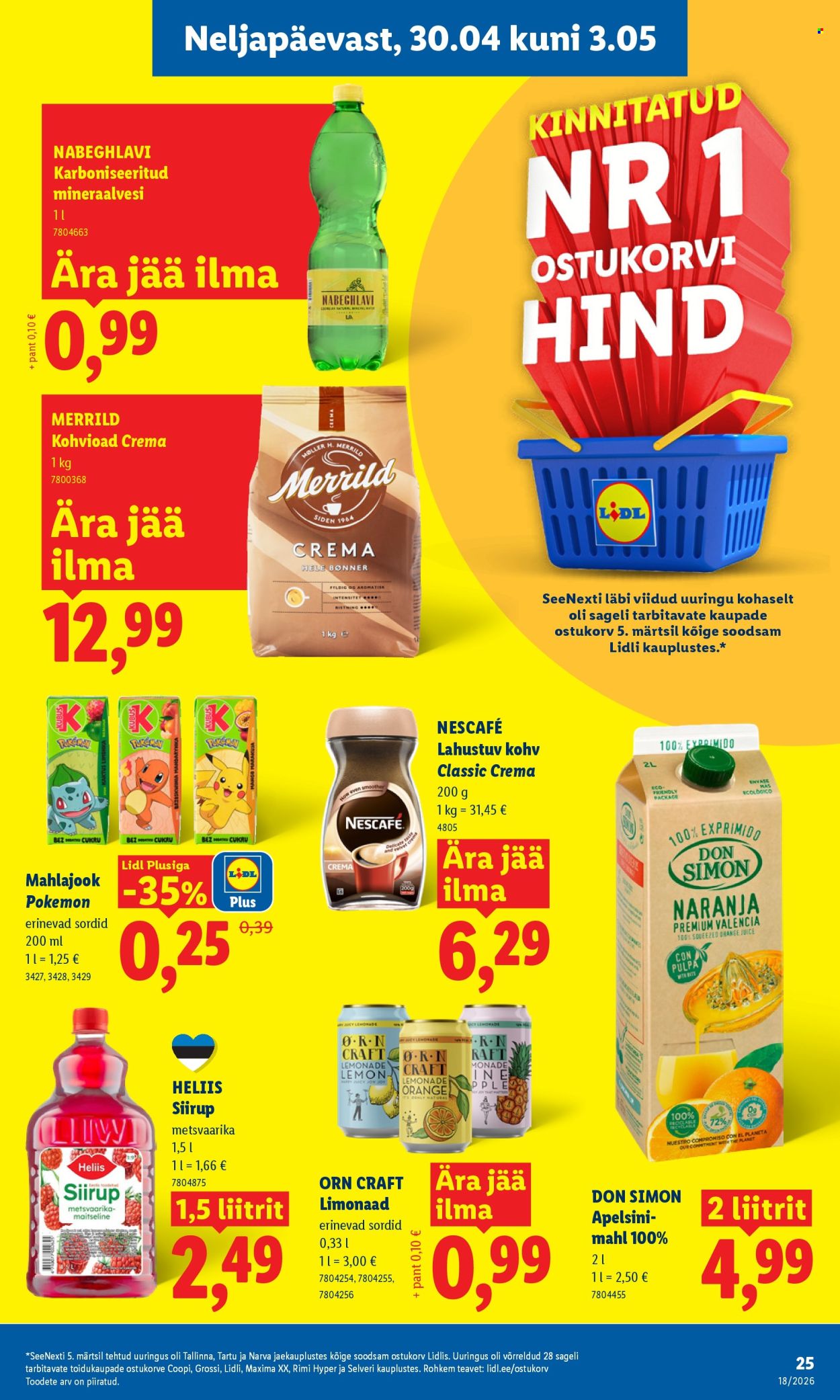 Lidl kliendileht - 27.04.2026 - 03.05.2026. Lehekülg 25