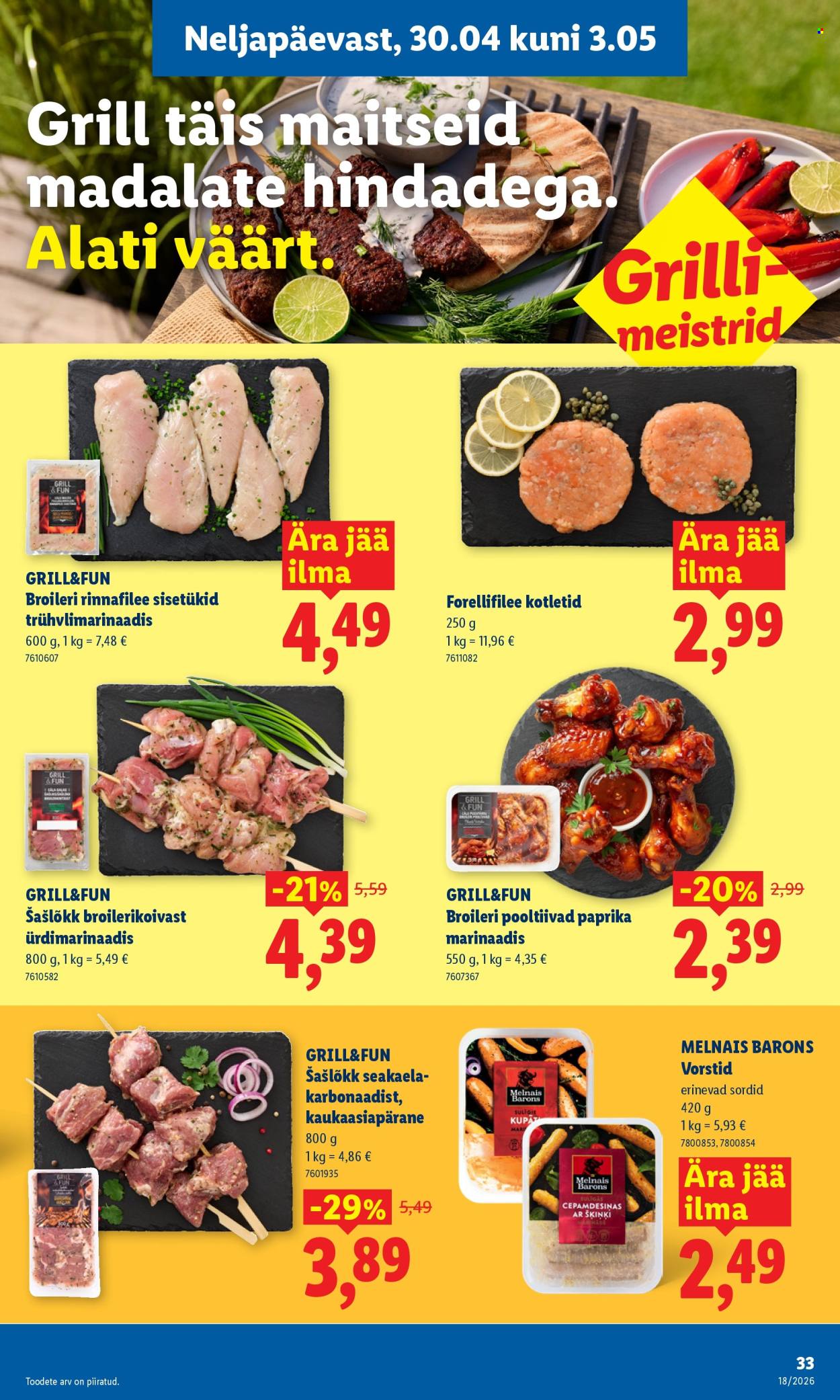 Lidl kliendileht - 27.04.2026 - 03.05.2026. Lehekülg 33