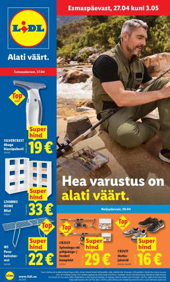 Kaupluse Lidl kliendileht - 27.04.2026 - 03.05.2026.