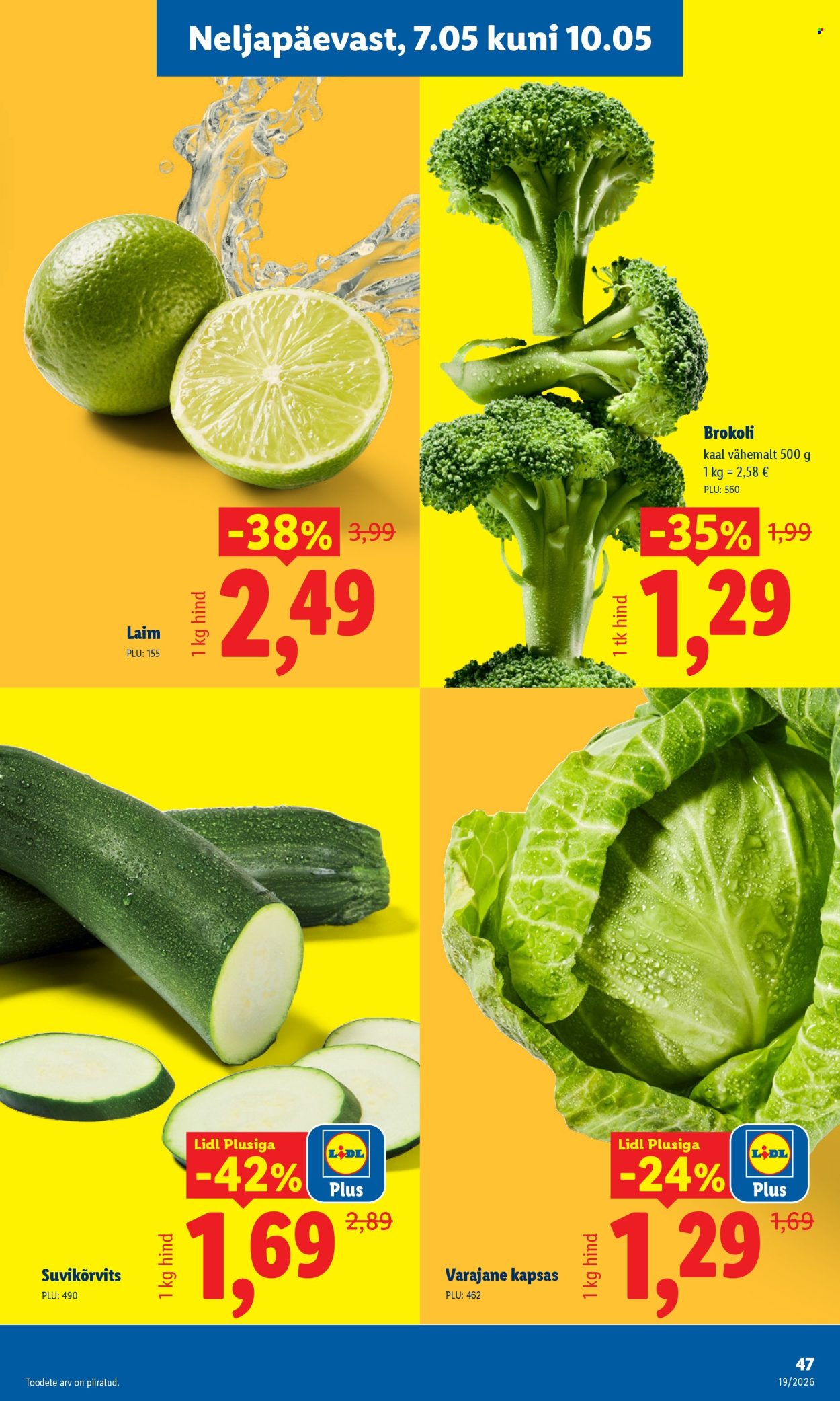 Lidl kliendileht - 04.05.2026 - 10.05.2026. Lehekülg 47