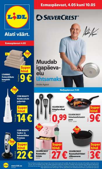 Kaupluse Lidl kliendileht - 04.05.2026 - 10.05.2026.