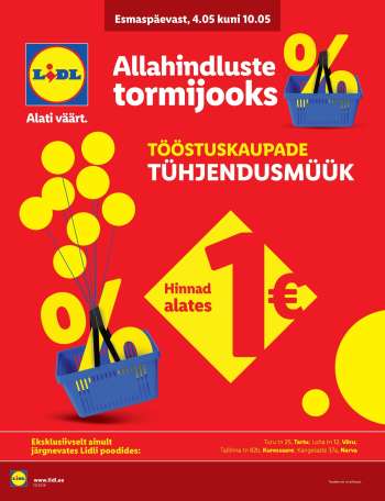 Kaupluse Lidl kliendileht - 04.05.2026 - 10.05.2026.